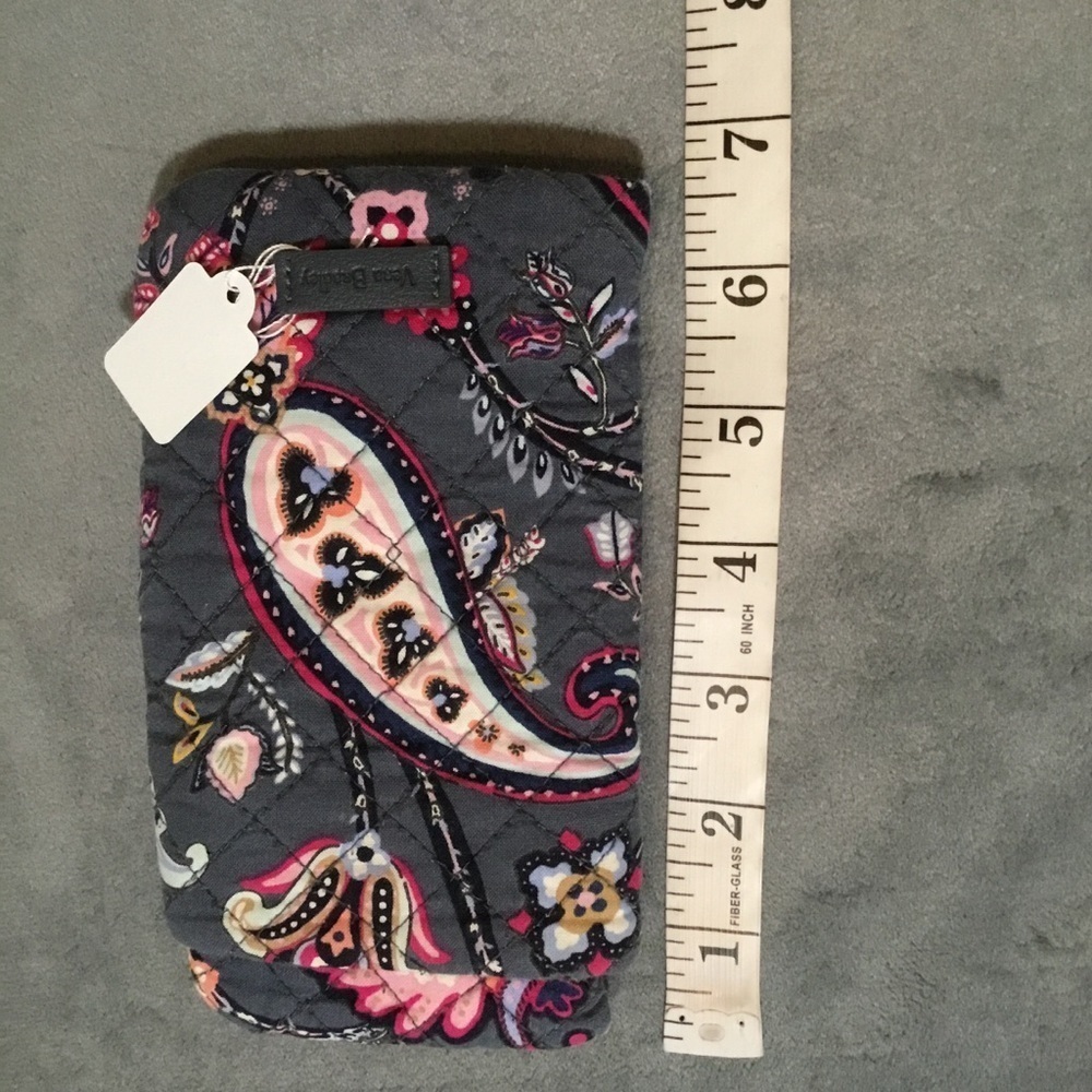 Vera Bradley eyeglass holder and coin pouch paisley floral print - Picture 3 of 16